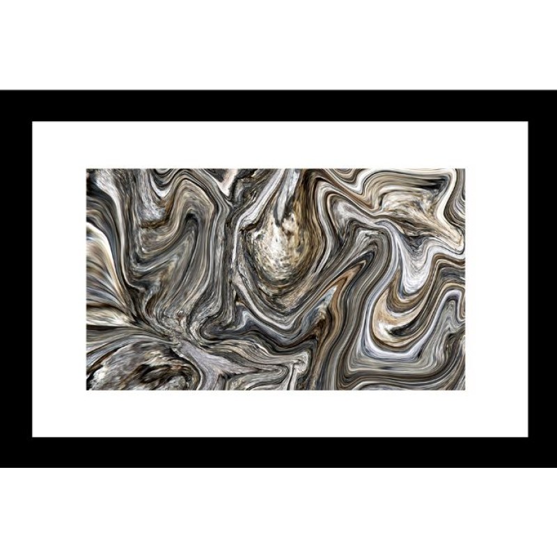 Abstract 24 X 36 Framed Available In Custom Sizes