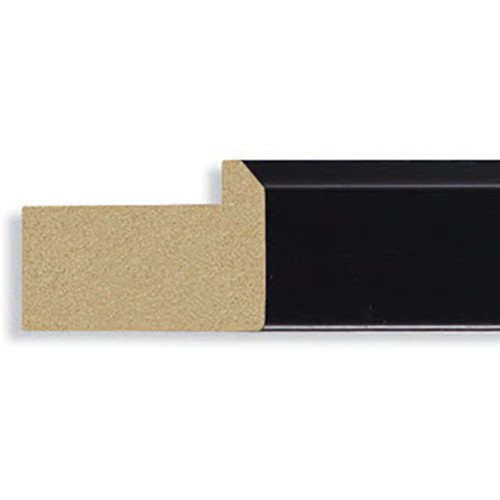 Black 1 1/8 inch Width Contemporary