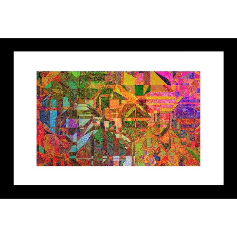 Abstract 24 X 36 Framed Available In Custom Sizes