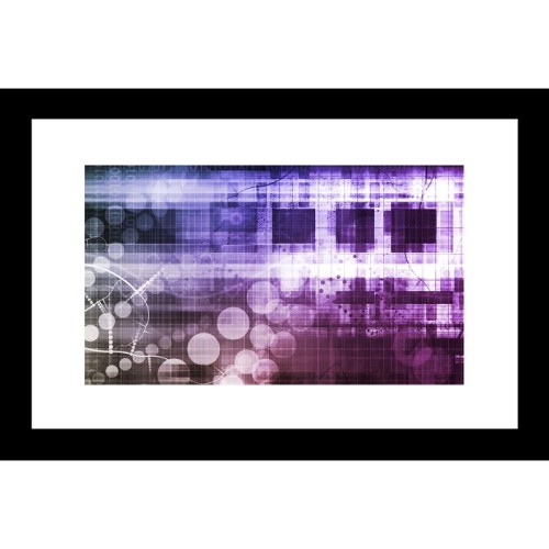 Abstract 24 X 36 Framed Available In Custom Sizes