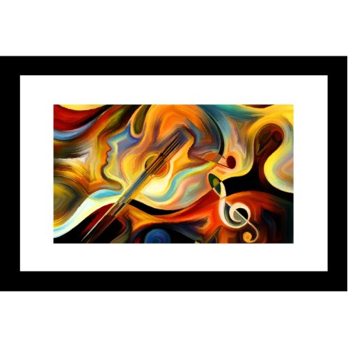 Abstract 24 X 36 Framed Available In Custom Sizes