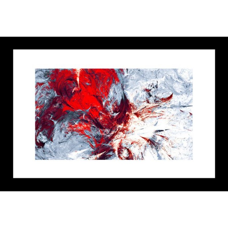 Abstract 24 X 36 Framed Available In Custom Sizes