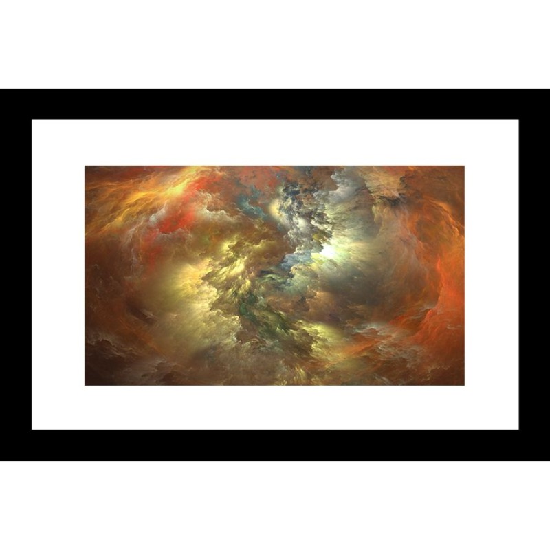 Abstract 24 X 36 Framed Available In Custom Sizes