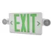 Green Combo LED Emergency Exit Sign-Battery Backup-Adjustable Light Heads | LS-ES007SG