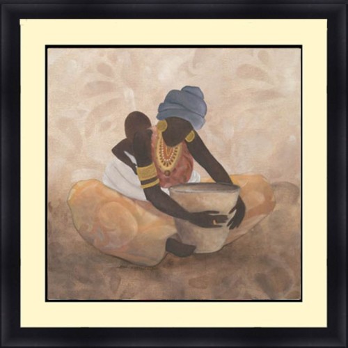 African American 30 x 30 Framed, Available In Custom Sizes