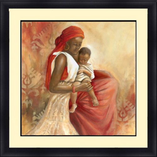 African American 30 x 30 Framed, Available In Custom Sizes