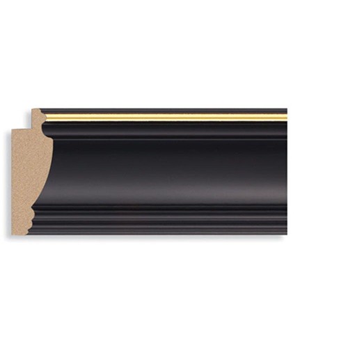 Black 2 9/16 inch Width Contemporary