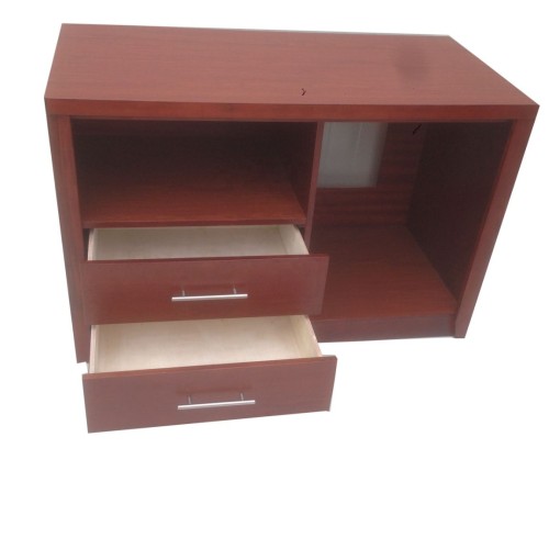 Two drawer microwave cabinet , refrigerator cabinet for hotel bedroom