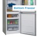 Danby 10.3 cu. ft. Bottom Mount Apartment Size Fridge in Stainless Steel DBMF100B1SLDB