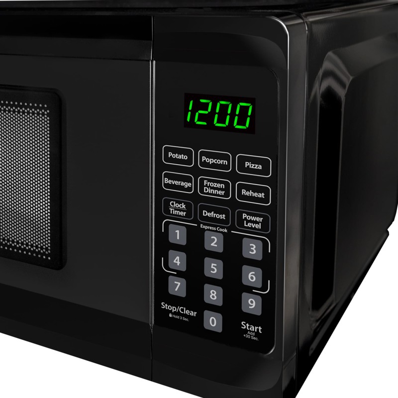 Danby 0.7 cu. ft. Countertop Microwave in Black DBMW0720ABD