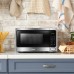 Danby Designer 1.1 cu. ft. Countertop Microwave in Stainless Steel DDMW1125BBS