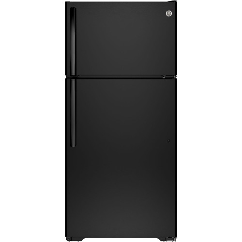 GEÃ‚Â® ENERGY STARÃ‚Â® 15.5 Cu. Ft. Recessed Handle Top-Freezer Refrigerator