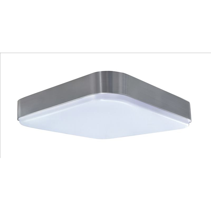 LED 14 inch square ceiling light with BN trim