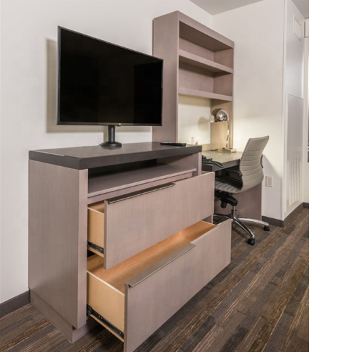 Upscale Extended-stay Hotel Bedroom Furniture Set