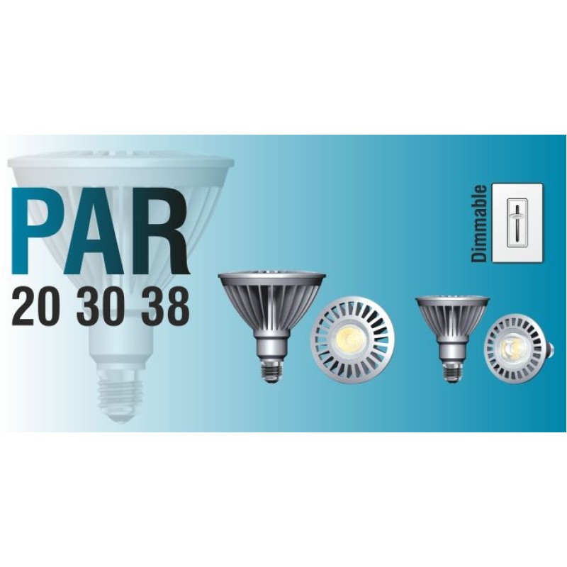 20W LED PAR38 Bulb Dimmable 40Âº / 3000K