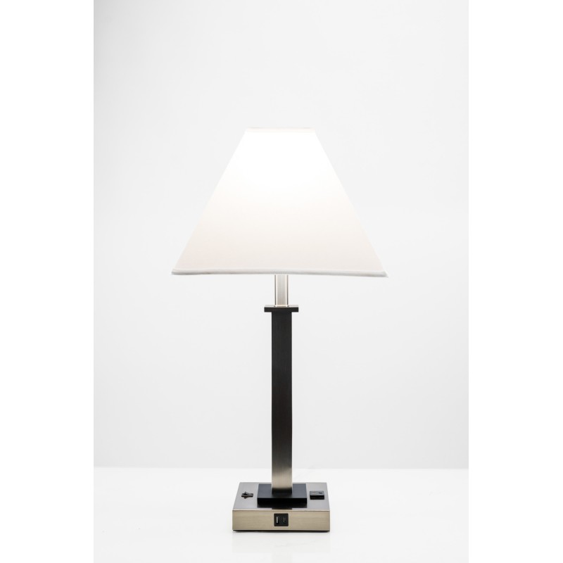 Single Table Lamp with USB Port