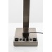 Double Table Lamp with 2 Elec/USBs