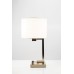 Double Table Lamp with 2 Elec/USBs