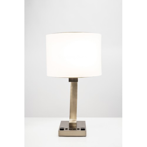 Double Table Lamp with 2 Elec/USBs