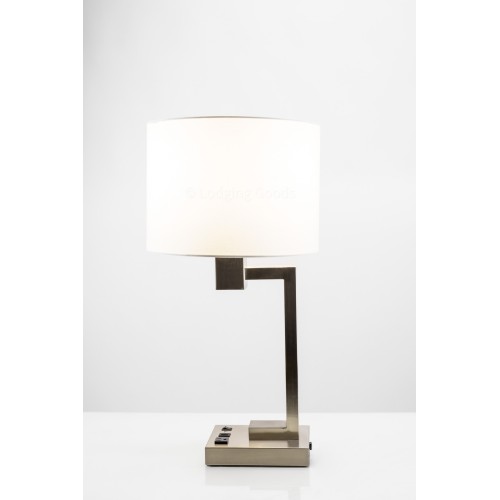 Single Table Lamp with 1 Elec/USB