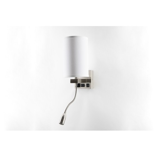 Single Wall Lamp with Reading Light