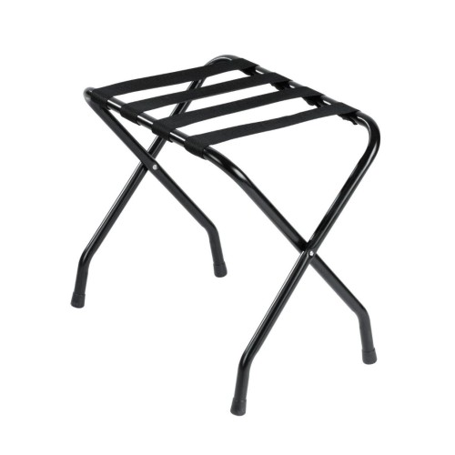 Metal Luggage Rack, Black Powder Coated, Standard