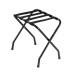 Metal Luggage Rack, Black Powder Coated, Standard