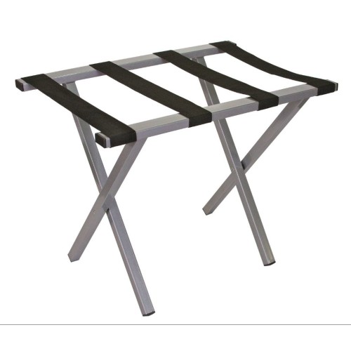 Metropolitan Metal Luggage Rack, Silver Finish