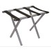 Metropolitan Metal Luggage Rack, Silver Finish