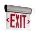 Edge Lit Red Exit Sign Light | LS-GL037R