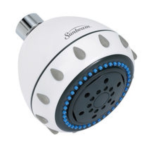 Sunbeam 5-Spray Multi-Function Showerhead, White SH3600-001