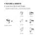 Split J-Box LED Downlight