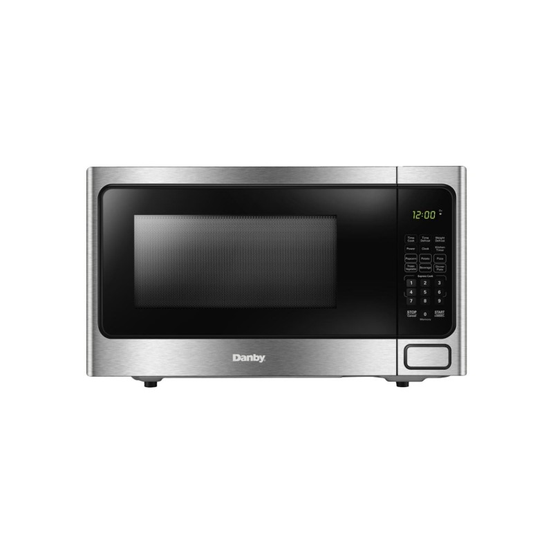 Danby Designer 1.1 cu. ft. Countertop Microwave in Stainless Steel DDMW1125BBS