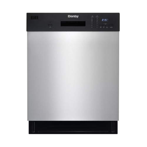 Danby 24″ Wide Built-in Dishwasher in Stainless Steel DDW2404EBSS