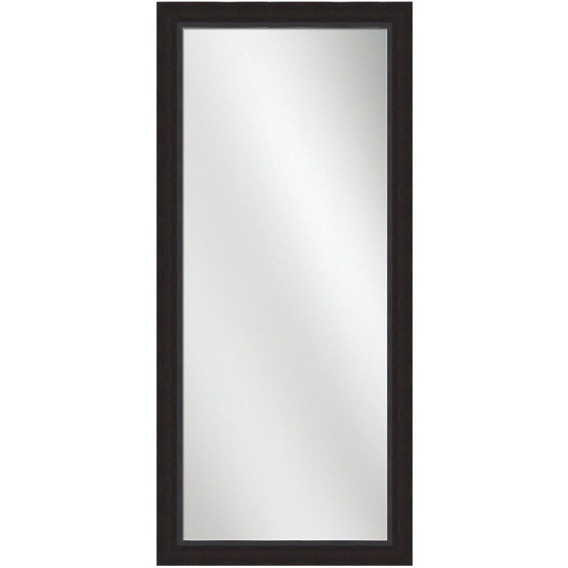 Full Length Mirror Espresso Frame 24 x 60