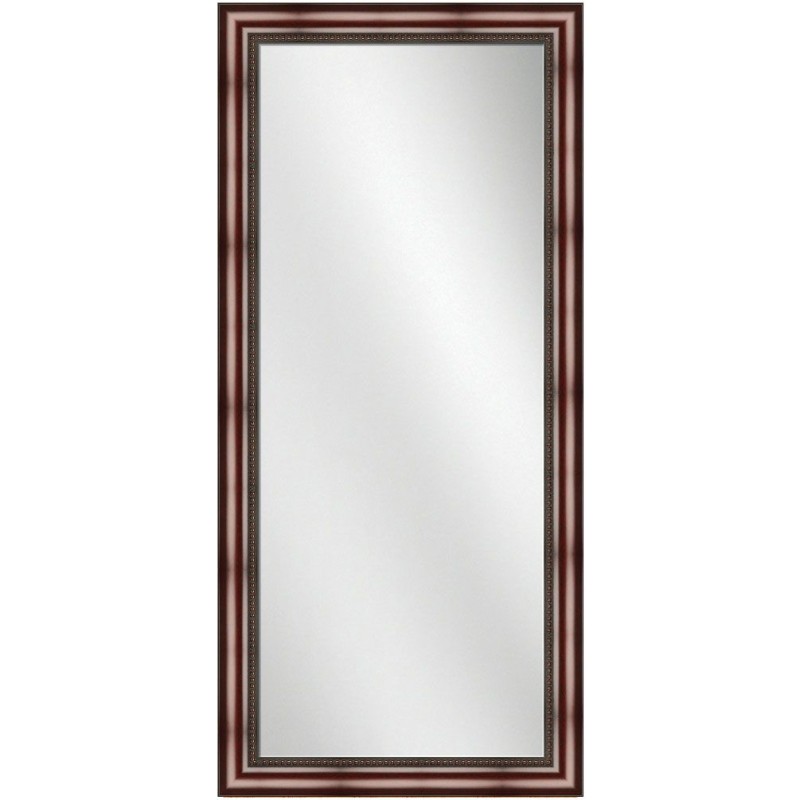 Full Length Mirror Mahogany Frame 24 x 60