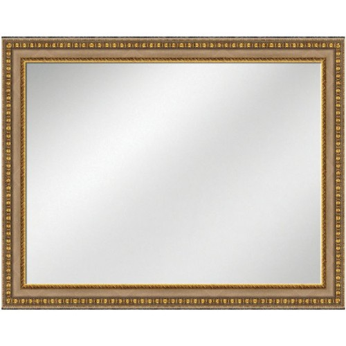 Vanity Mirror Silver w/gold Frame 36 x 48