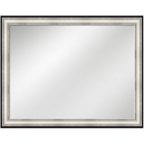 Vanity Mirror Silver w/ Black line Frame 36 x 48