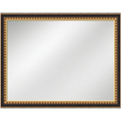 Gold Frame w/Black 36 x 48 Vanity Mirror