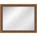 Vanity Mirror Mahogany w/gold Frame 36 x 48