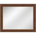 Vanity Mirror Walnut w/gold 36 x 48