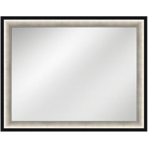 Vanity Mirror Silver w/black Frame 36 x 48