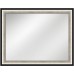 Vanity Mirror Silver w/black Frame 36 x 48