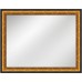 Vanity Mirror Antique Gold w/black Frame 36 x 48