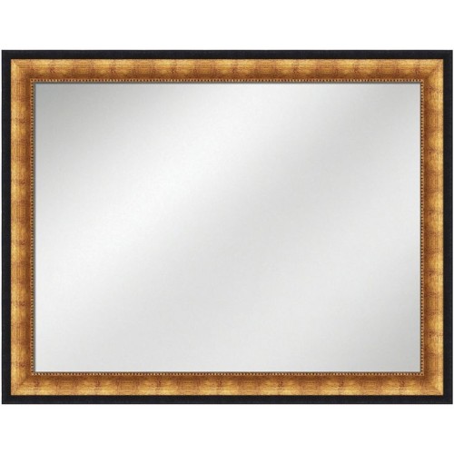 Vanity Mirror Gold w/black Frame 36 x 48