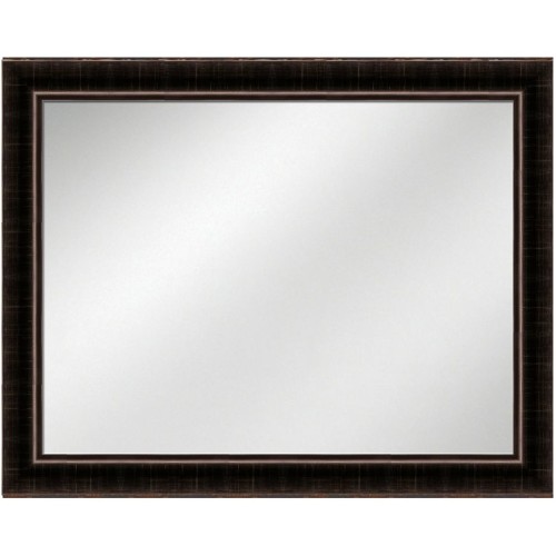 Vanity Mirror Espresso Frame 36 x 48