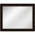 Vanity Mirror Espresso Frame 36 x 48