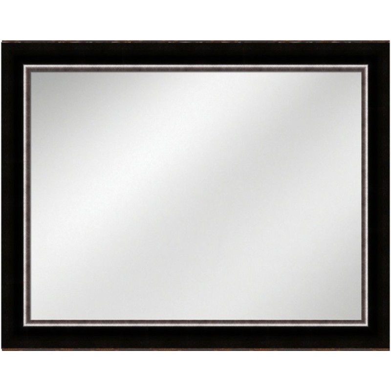 Vanity Mirror Dark Espresso Frame 36 x 48