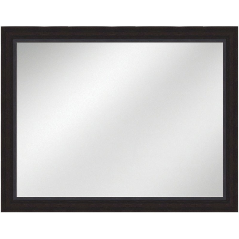 Vanity Mirror Espresso Frame 36 x 48