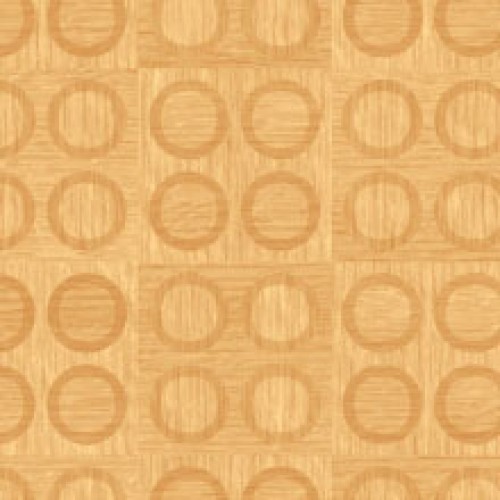 Wood Circles Wall Vinyl